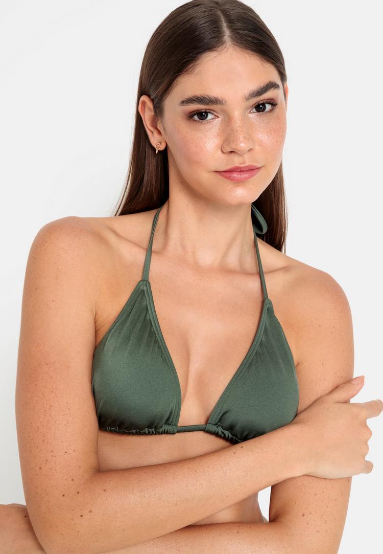 LSCN by Lascana LSCN by Lascana Triangel-Bikini-Top Bikini Oberteil Damen - olive - 1 | SportScheck