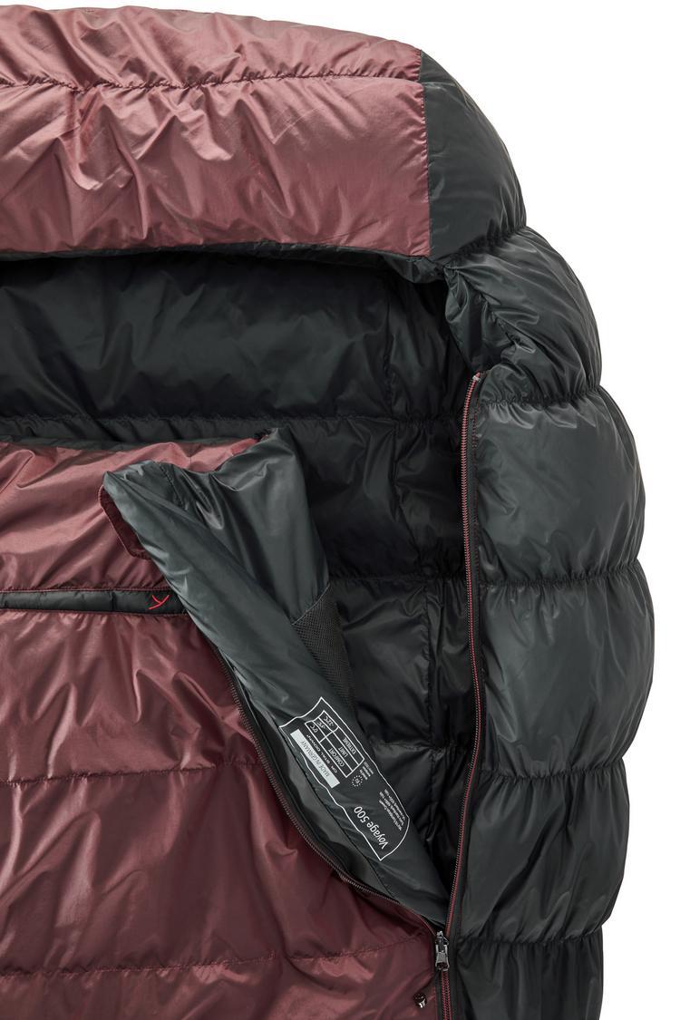 Nordisk Nordisk VOYAGE 500 SIZE L ZIP L Kunstfaserschlafsack - Ribbon Red - 10 | SportScheck