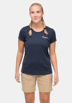 Rückansicht von Bergans of Norway Rabot T-Shirt Damen navy blue