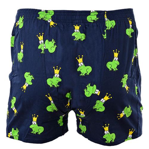 Rückansicht von HAPPY SHORTS Web-Boxershorts Boxershorts Herren Frosch