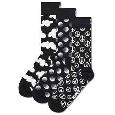 Happy Socks Socken Freizeitsocken Black and White