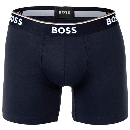 Rückansicht von Boss Boxershort Hipster Herren Dunkelblau