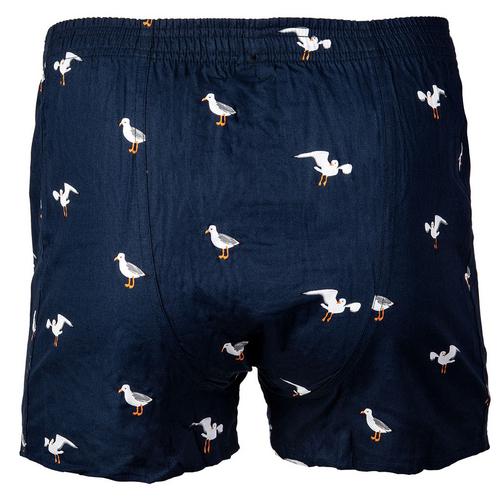 Rückansicht von HAPPY SHORTS Web-Boxershorts Boxershorts Herren Möwe