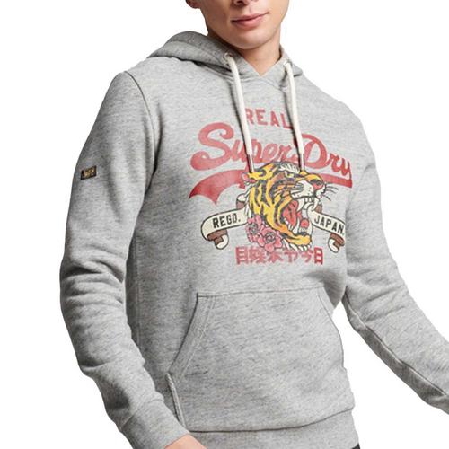 Rückansicht von Superdry Sweatshirt Sweatshirt Herren Grau