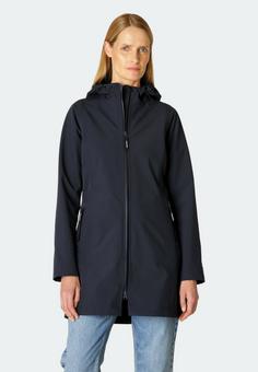 Rückansicht von Ilse Jacobsen DAYBREAK01 Regenjacke Damen dark indigo