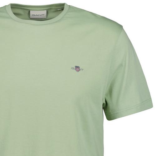 Rückansicht von GANT T-Shirt T-Shirt Herren Grün (Milky Matcha)