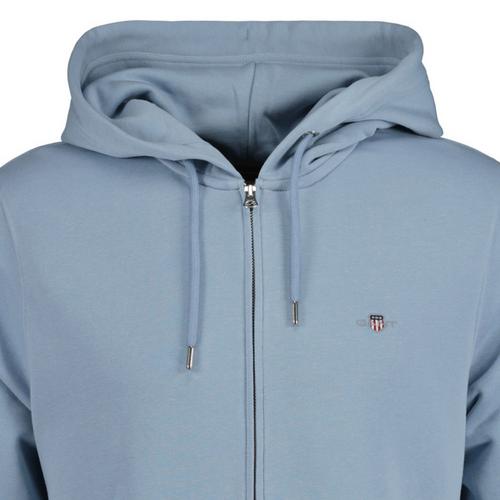 Rückansicht von GANT Sweatjacke Sweatjacke Herren Hellblau