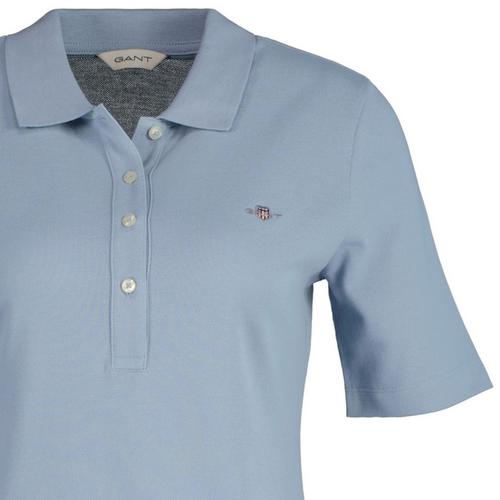 Rückansicht von GANT Poloshirt Poloshirt Damen Hellblau