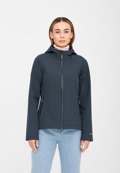 Rückansicht von Ilse Jacobsen DAYBREAK02 Regenjacke Damen dark indigo