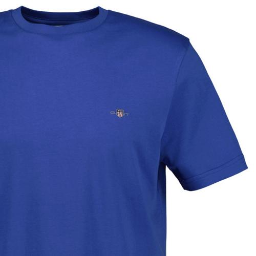 Rückansicht von GANT T-Shirt T-Shirt Herren Blau (Rich Blue)