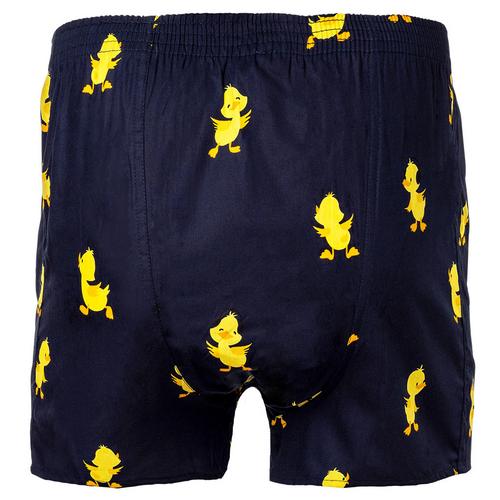 Rückansicht von HAPPY SHORTS Web-Boxershorts Boxershorts Herren Chicks