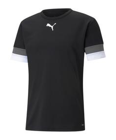 PUMA teamRISE Trikot Hell Fußballtrikot schwarzgrauweiss