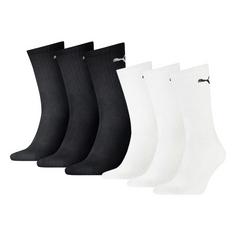 PUMA Socken Freizeitsocken Schwarz/Weiß