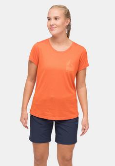 Rückansicht von Bergans of Norway Rabot T-Shirt Damen Alert Orange