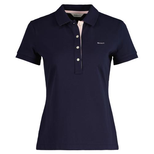 Rückansicht von GANT Poloshirt Poloshirt Damen Blau