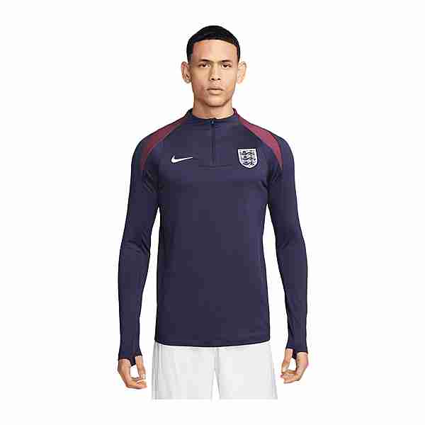 Nike England Drill Top EM 2024 Funktionssweatshirt Herren lila
