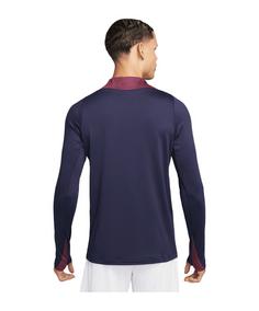 Rückansicht von Nike England Drill Top EM 2024 Funktionssweatshirt Herren lila