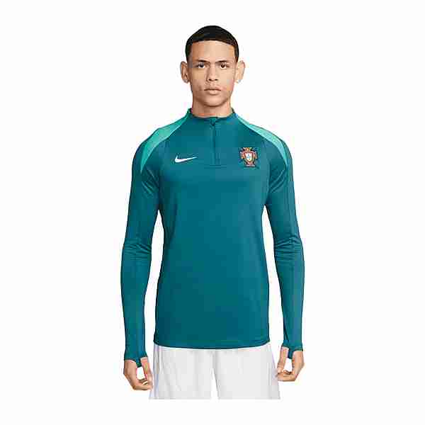 Nike Portugal Drill Top EM 2024 Funktionssweatshirt Herren gruen