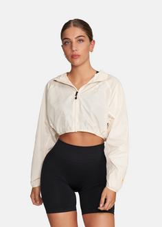 Rückansicht von Gold's Gym DANA Windbreaker Damen off-white