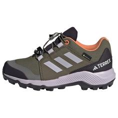 adidas GTX TERREX GORE-TEX Wanderschuh Walkingschuhe Kinder Olive Strata / Silver Dawn / Amber Tint