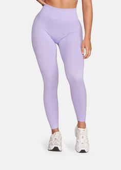 Rückansicht von Gold's Gym GOLDIE Leggings Damen digital lavender
