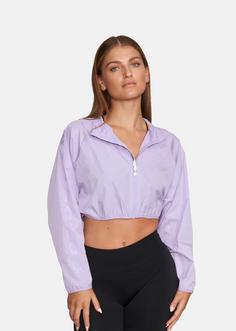 Rückansicht von Gold’s Gym  DANA Windbreaker Damen digital lavender