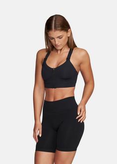 Rückansicht von Gold's Gym GEENA Sport-BH Damen schwarz
