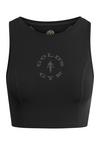 Gold's Gym LAURA Croptop Damen - schwarz