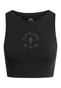 Gold's Gym LAURA Croptop Damen - schwarz