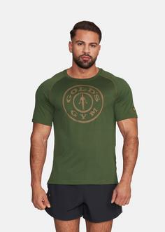 Rückansicht von Gold's Gym KURT T-Shirt Herren dark olive