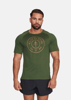 Rückansicht von Gold’s Gym  KURT T-Shirt Herren dark olive