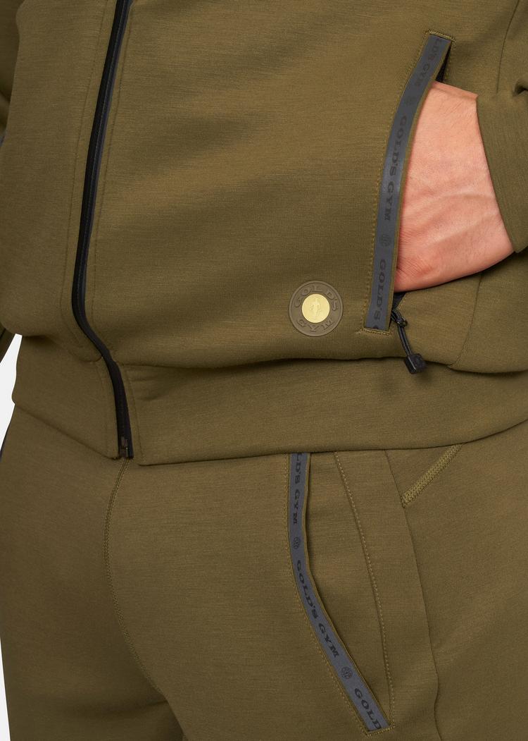 Gold's Gym Gold's Gym GENE Trainingsjacke Herren - dark olive - 1 | SportScheck