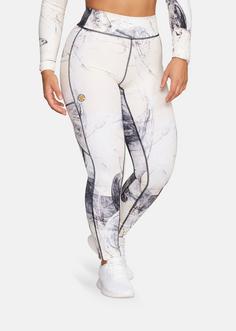 Rückansicht von Gold’s Gym  BROOKE Leggings Damen mandrall abstract