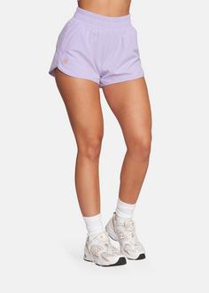 Rückansicht von Gold’s Gym  ELLEN Funktionsshorts Damen digital lavender