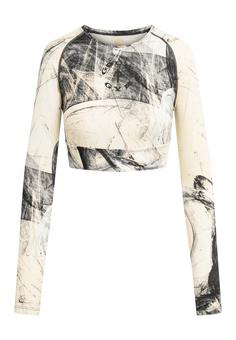 Gold's Gym HELEN Croptop Damen mandrall abstract