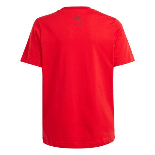 Rückansicht von adidas UEFA EURO24™ Spanien T-Shirt Fanshirt Kinder Better Scarlet