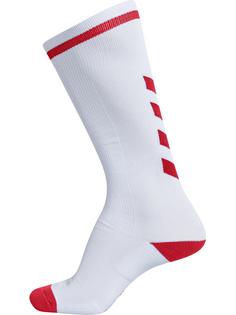 hummel ELITE INDOOR SOCK HIGH Sportsocken WHITE/TRUE RED