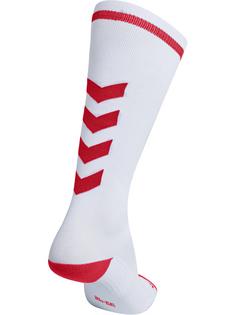 Rückansicht von hummel ELITE INDOOR SOCK HIGH Sportsocken WHITE/TRUE RED