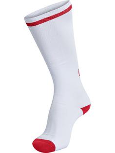 hummel ELITE INDOOR SOCK HIGH Sportsocken WHITE/TRUE RED