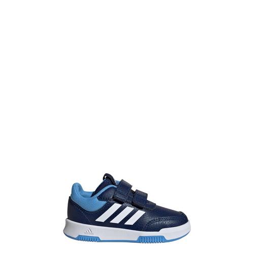 Rückansicht von adidas Tensaur Hook and Loop Schuh Sneaker Kinder Dark Blue / Cloud White / Blue Burst