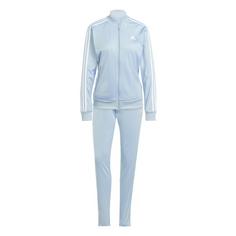 adidas Essentials 3-Streifen Trainingsanzug Trainingsanzug Damen Wonder Blue / White