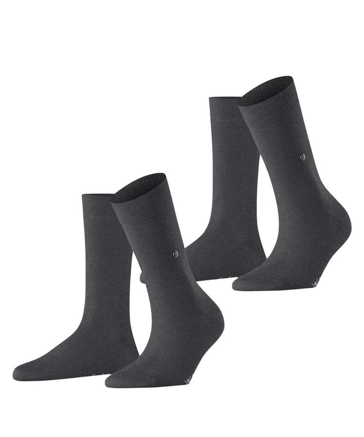 Burlington Burlington Everyday SO 2-Pack Socken Damen - anthra.mel (3081) - 0 | SportScheck