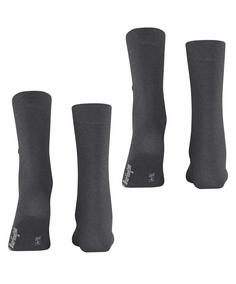Rückansicht von Burlington Freizeitsocken Damen anthra.mel (3081)