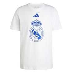 adidas Real Madrid DNA Graphic T-Shirt Fanshirt Herren White