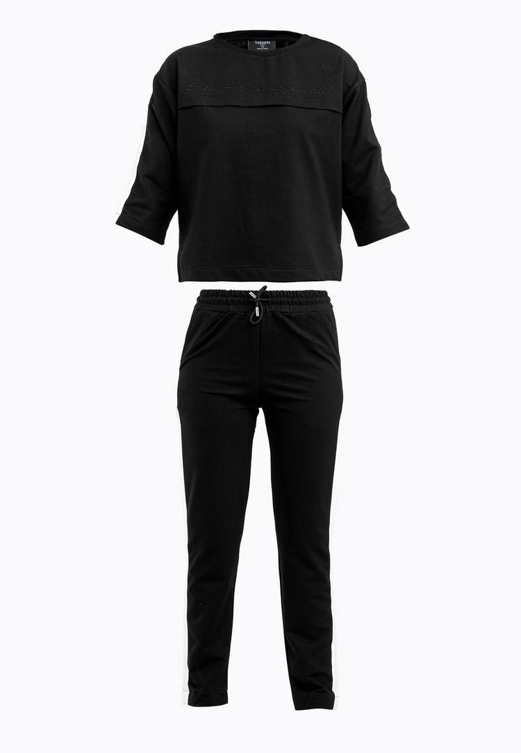 Tom Barron Tom Barron Trainingsanzug Damen - black - 0 | SportScheck