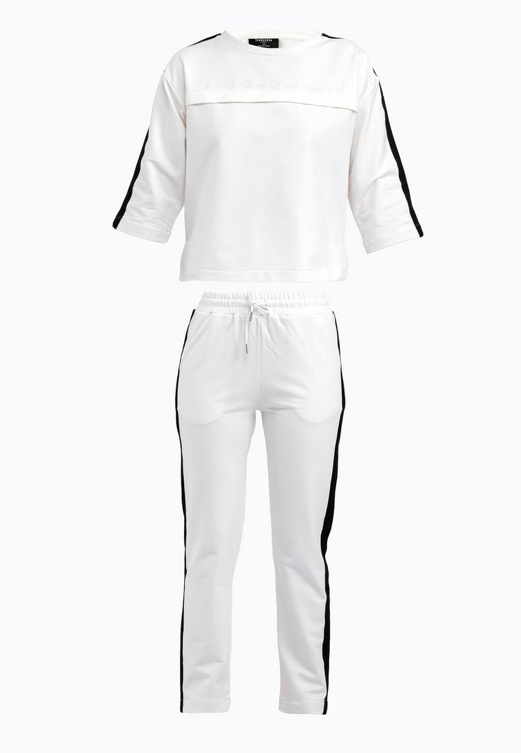 Tom Barron Tom Barron Trainingsanzug Damen - ecru - 0 | SportScheck