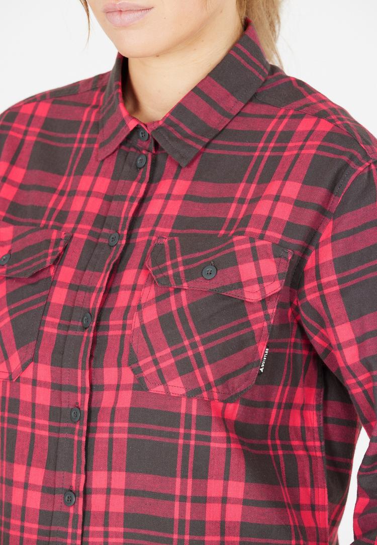 Whistler Whistler Taurus Langarmhemd Damen - 4309 Geranium - 0 | SportScheck
