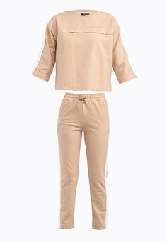 Tom Barron Trainingsanzug Damen BRAUN