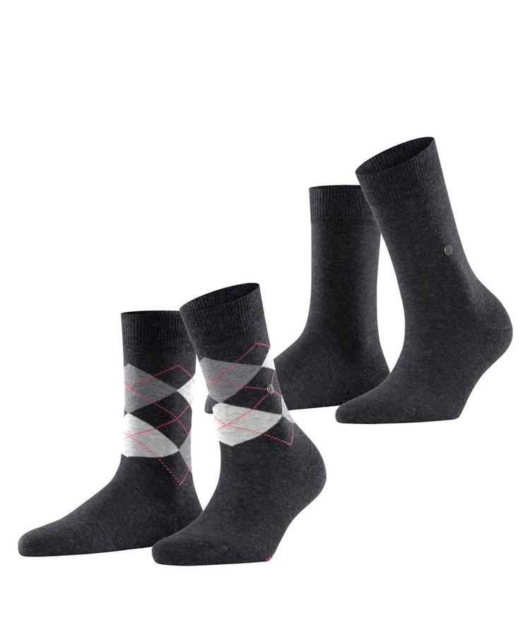Burlington Burlington Everyday Mix SO 2-Pack Socken Damen - anthra.mel (3081) - 0 | SportScheck