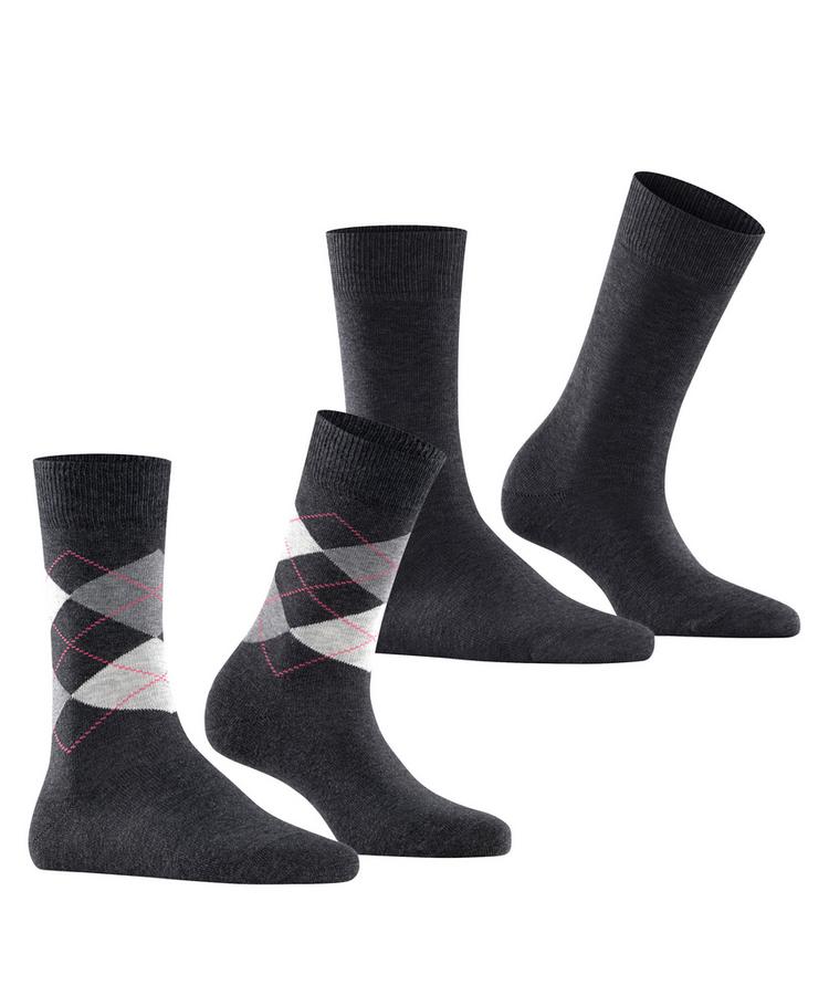 Burlington Burlington Everyday Mix SO 2-Pack Socken Damen - anthra.mel (3081) - 0 | SportScheck